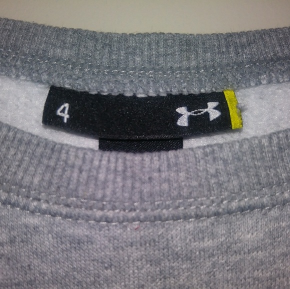 Girls Under Armour size 4 sweatshirt - Picture 4 of 5